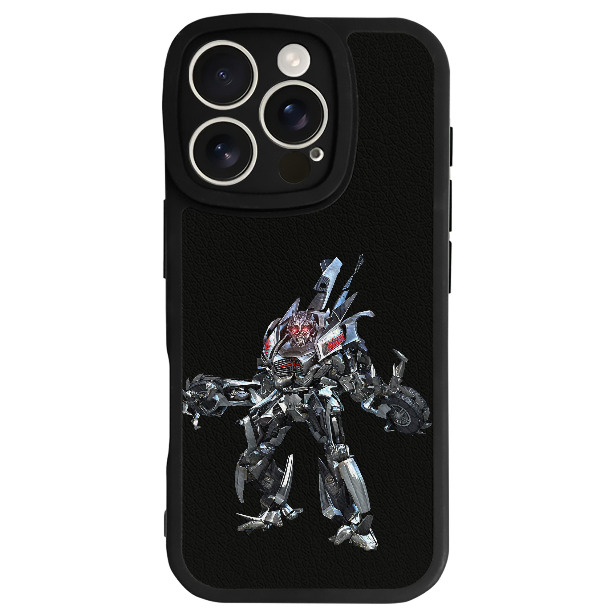 （画像用） Transformers トランスフォーマー 【iPhone 16シリーズ対応】シリコンスマホケース（レザー調） 材質：シリコン